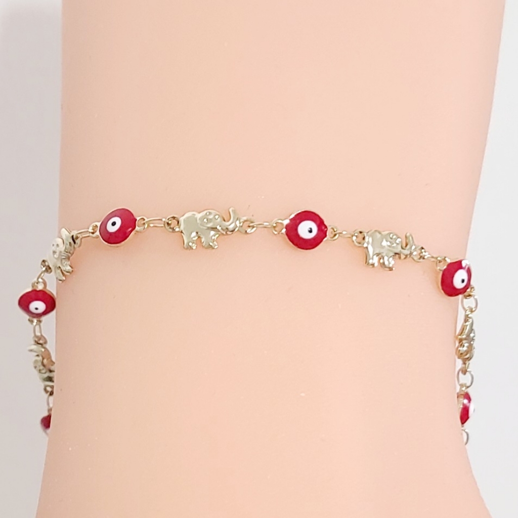Elephant Red Eye Bracelet 21$